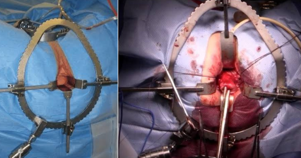 Bookwalter Gyn Retractor during surgery