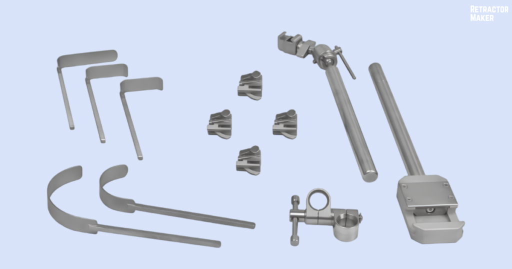 Bookwalter Gyn Retractor components