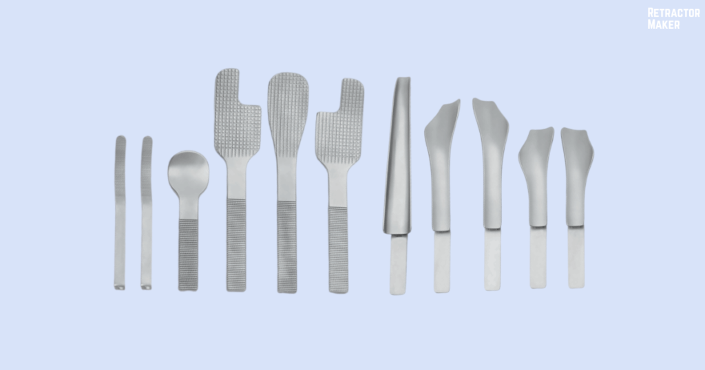 لقطة قريبة لشفرة FK RETRACTOR