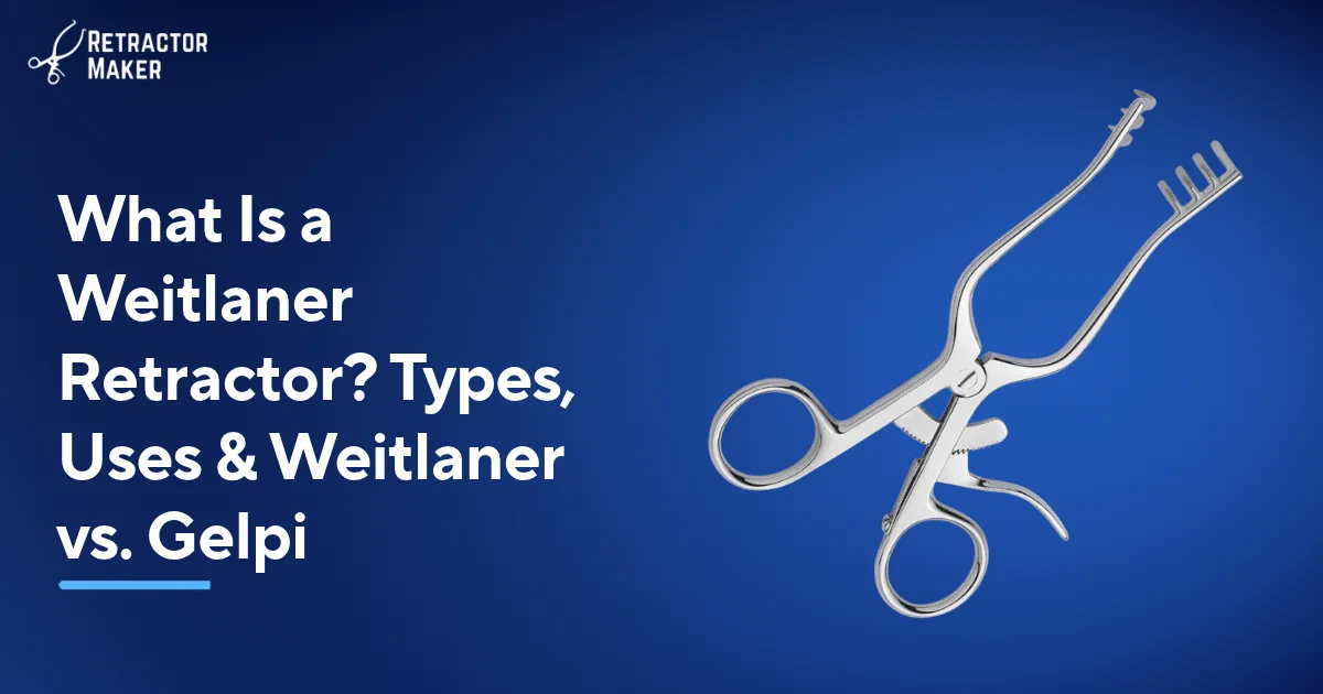 Weitlaner self-retaining retractor