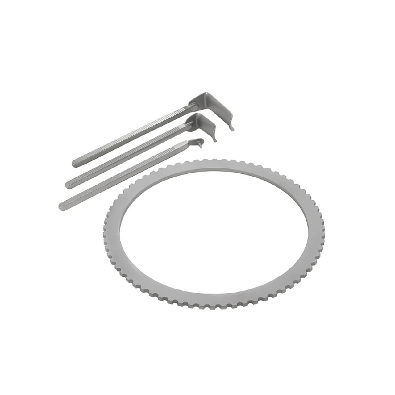 Small Incision Accessory Set Zubehör-Set für kleine Inzisionen von Retractor Maker mit flachen Valven und kleinem Rundring
