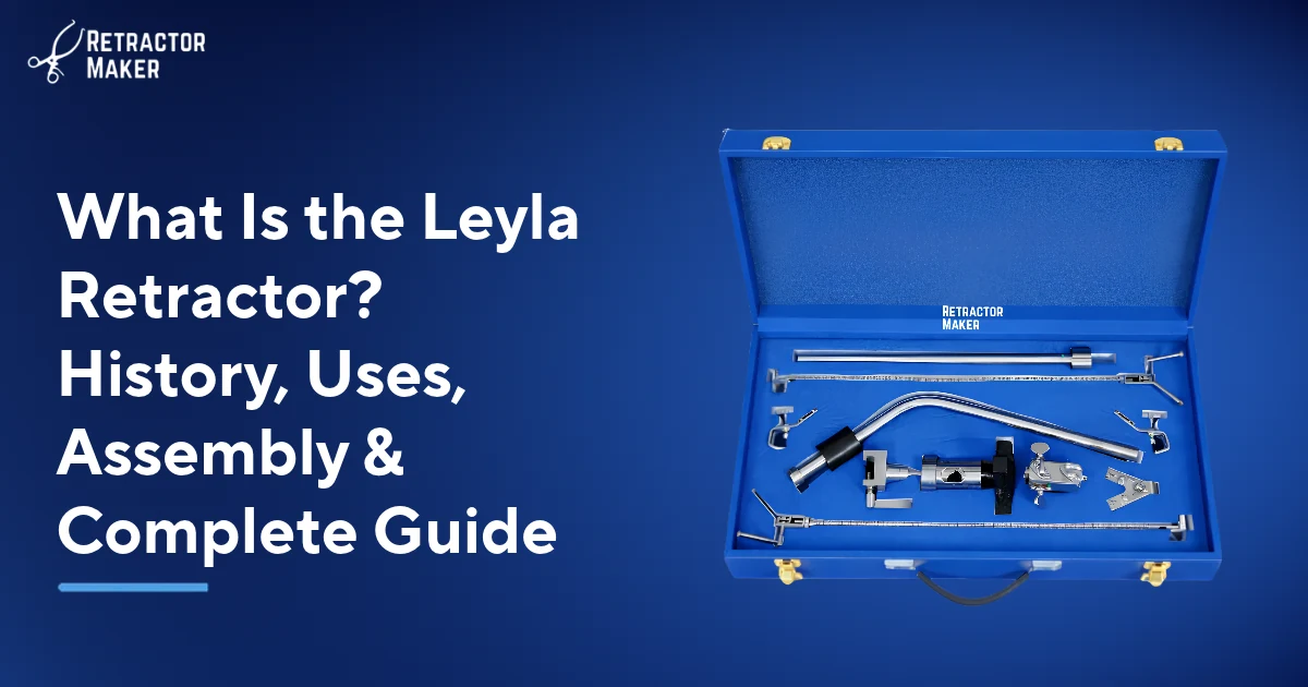 Complete Leyla Retractor system with flexible neurosurgical arms