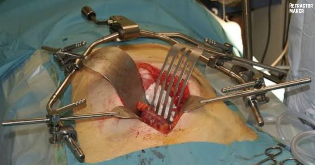 Omni Retractor During Surgery