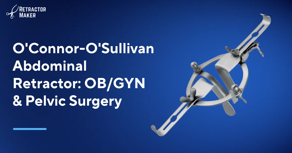 مبعد O'Connor-O'Sullivan ذو الإطار البطني الدائري مع شفرات معيارية