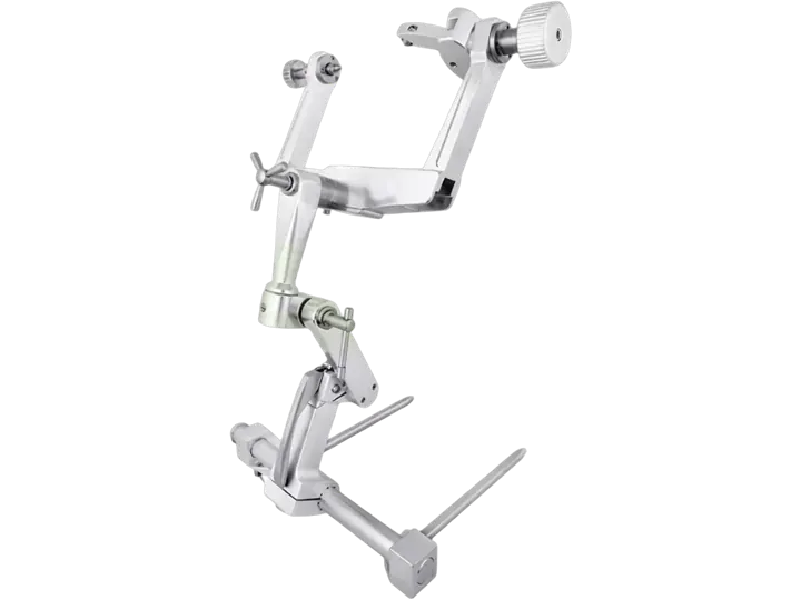 Mayfield style skull clamp head holder used for patient head fixation in neurosurgery